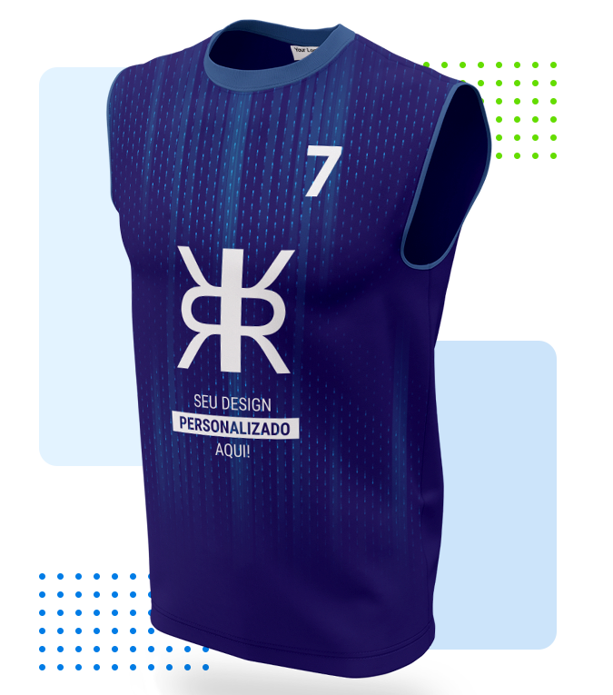 foto de regata de esporte azul