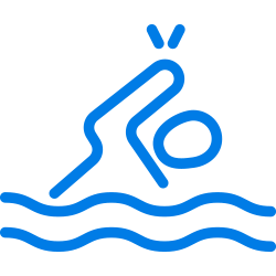 ícone de pesssoa nadando