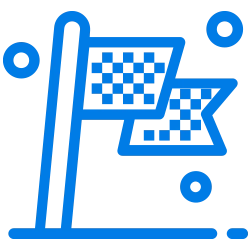 ícone de bandeiras de start